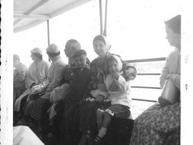 1957 July Mom, Dave, Mary on ship.jpg